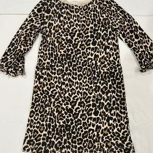 Crew cuts cheetah dress, size 12.